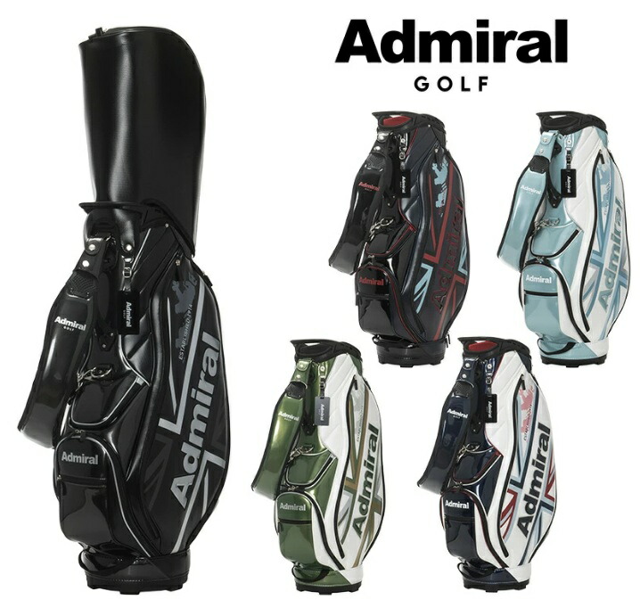 楽天市場】Admiral アドミラル キャディバッグ ユニオンジャック