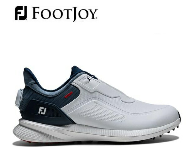 FootJoy(フットジョイ)ゴルフシューズ Pro/SL BOA 56955 メンズ スパイクレス W(標準) ホワイト/ブルー