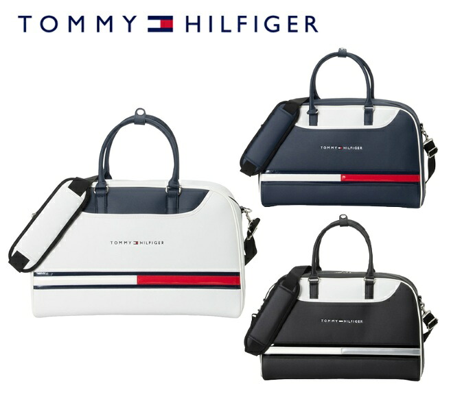 トミー ヒルフィガー ゴルフ ボストンバッグ ベーシック 2026年モデル ホワイト ブラック ネイビー THMG6SBA TOMMY HILFIGER GOLF|GOLF SHOP WAY 店