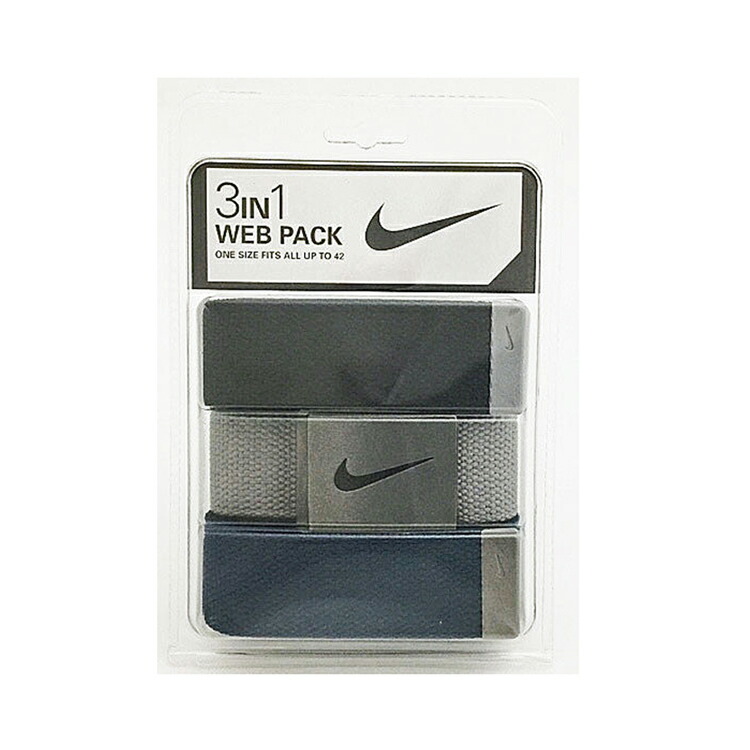 買得 Nike ブラック グレー ネイビー パック ウェブベルト メンズ ナイキ Golf ゴルフ N Pack Belt Web Men S N Www Dupoll Com