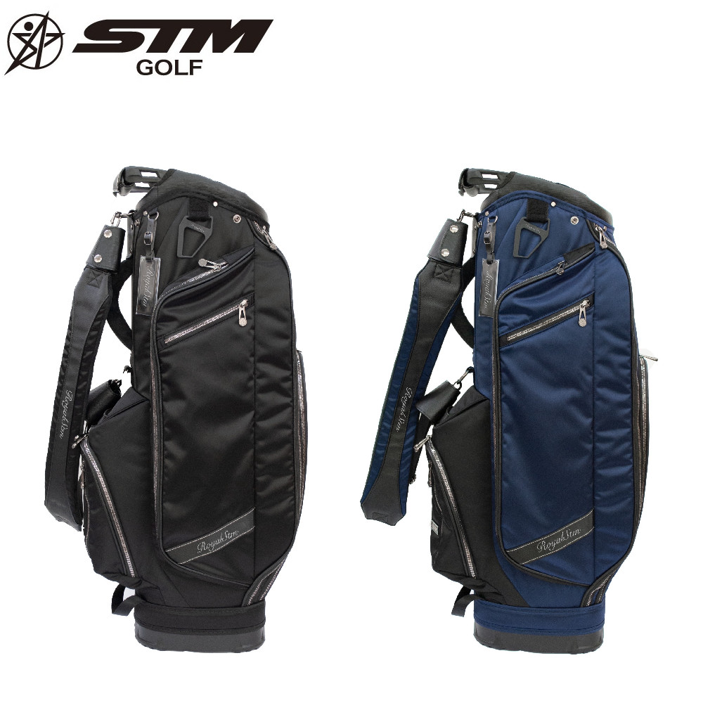 楽天市場】STM キャディバッグ 9インチ 3.5kg 2023 ブラック/ネイビー
