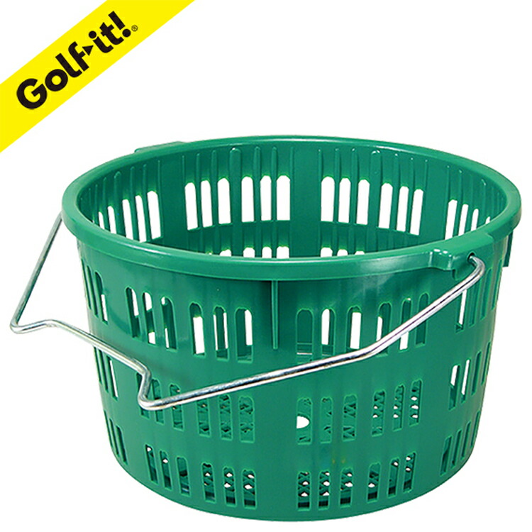 ボールかご  未使用品 楽天市場】ゴルフボール ボールカゴボールバスケット L グリーン