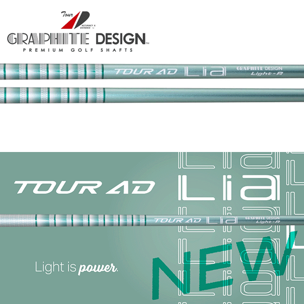 【リシャフト工賃込】グラファイトデザイン Tour AD Lia (ライア) アイアン 【#5-W/6本組】 (Graphite Design Lia Iron) (#5-#W/6pcs set)