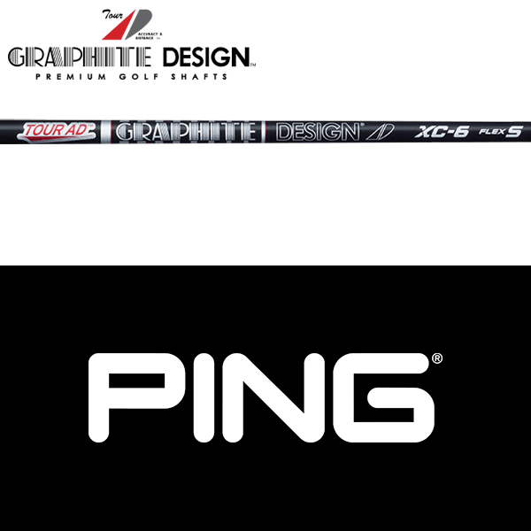 【G440対応】【全てメーカー純正部品使用】【PING ウッド用 純正 スリーブ付きシャフト】グラファイトデザイン Tour AD XC (Graphite Design Tour AD XC)