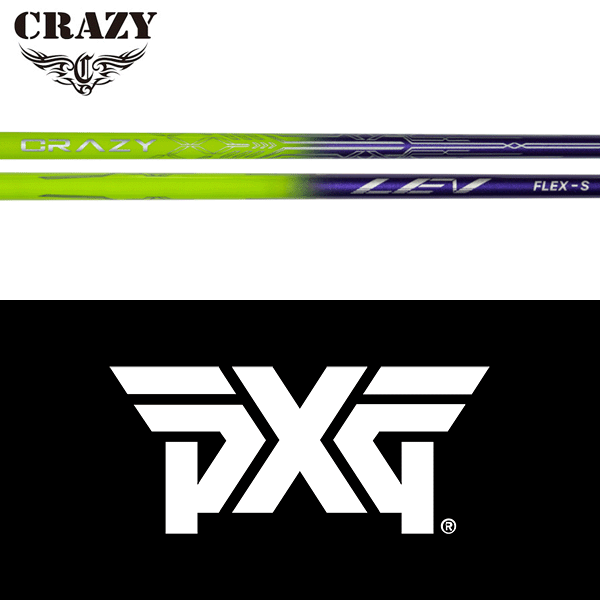 【全てメーカー純正部品使用】【PXG ウッド用 純正 スリーブ付きシャフト】 クレイジー LEV ウッド (Crazy LEV Wood)
