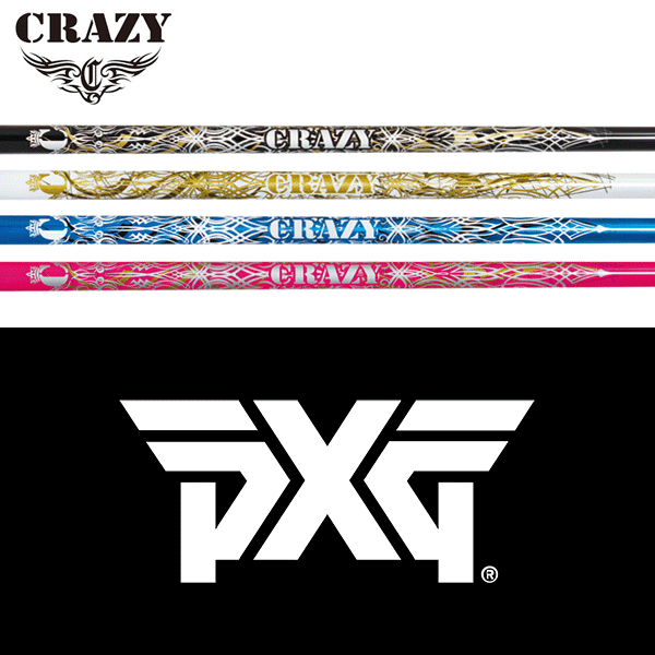 【全てメーカー純正部品使用】【PXG ウッド用 純正 スリーブ付きシャフト】 クレイジー Royal Decoration EVO ウッド (Crazy Royal Decoration EVO Wood)