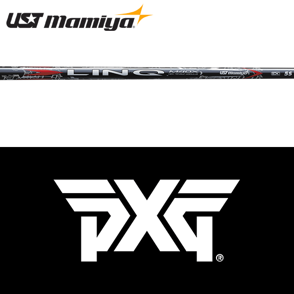 【2025年新モデル】【全てメーカー純正部品使用】【PXG ウッド用 純正 スリーブ付きシャフト】USTマミヤ LIN-Q (リンク) RED EX