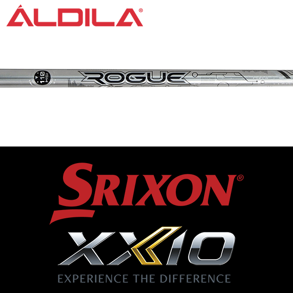 【全てメーカー純正部品使用】【SRIXON ZX / ゼクシオ X QTS 純正 スリーブ付きシャフト】アルディラ Rogue (ローグ) シルバー 110 M.S.I. ウッド（Aldila Rogue Silver 110 M.S.I. Wood）