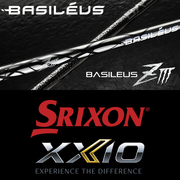 【全てメーカー純正部品使用】【SRIXON ZX / ゼクシオ X QTS 純正 スリーブ付きシャフト】 バシレウス Z III (Basileus Z III)