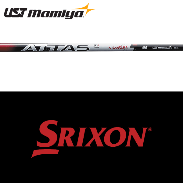 【全てメーカー純正部品使用】【スリクソン ZXi ウッド用 純正 スリーブ付きシャフト】USTマミヤ アッタス RX サンライズ レッド (UST Mamiya ATTAS RX Sunrise Red)