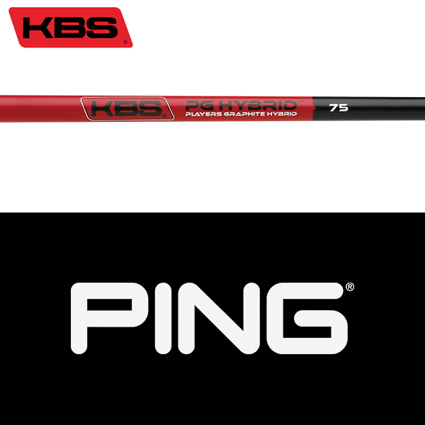 【全てメーカー純正部品使用】【PING G440/G430/G425 ハイブリッド 純正 スリーブ付きシャフト】 KBS PGH プレイヤーズ グラファイト ハイブリッド (KBS PGH Players Graphite Hybrid)