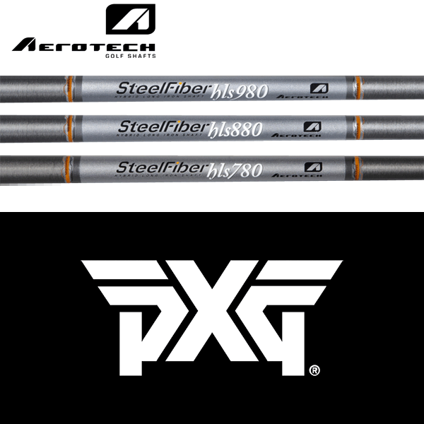 【全てメーカー純正部品使用】【PXG ハイブリッド用 純正 スリーブ付きシャフト】 エアロテック スチールファイバー hls 780/880/980 ハイブリッド アイアン (Aerotech SteelFiber hls 780/880/980 Hybrid Iron)|ゴルフセオリー