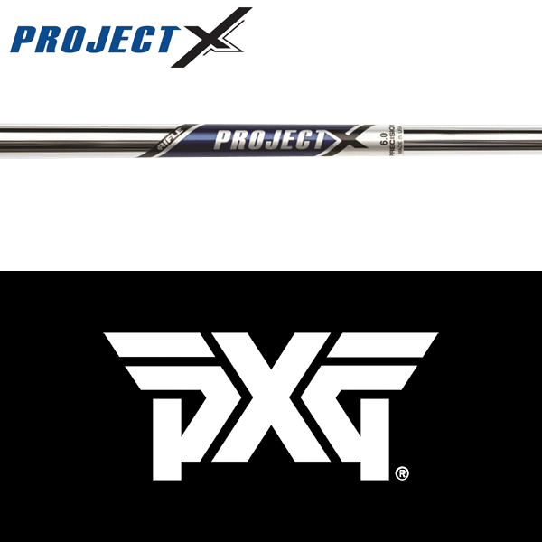 【処分価格】【全てメーカー純正部品使用】【PXG ハイブリッド用 純正 スリーブ付きシャフト】プロジェクトX スチール アイアン (US仕様) (Project X Iron Parallel) (0.370\