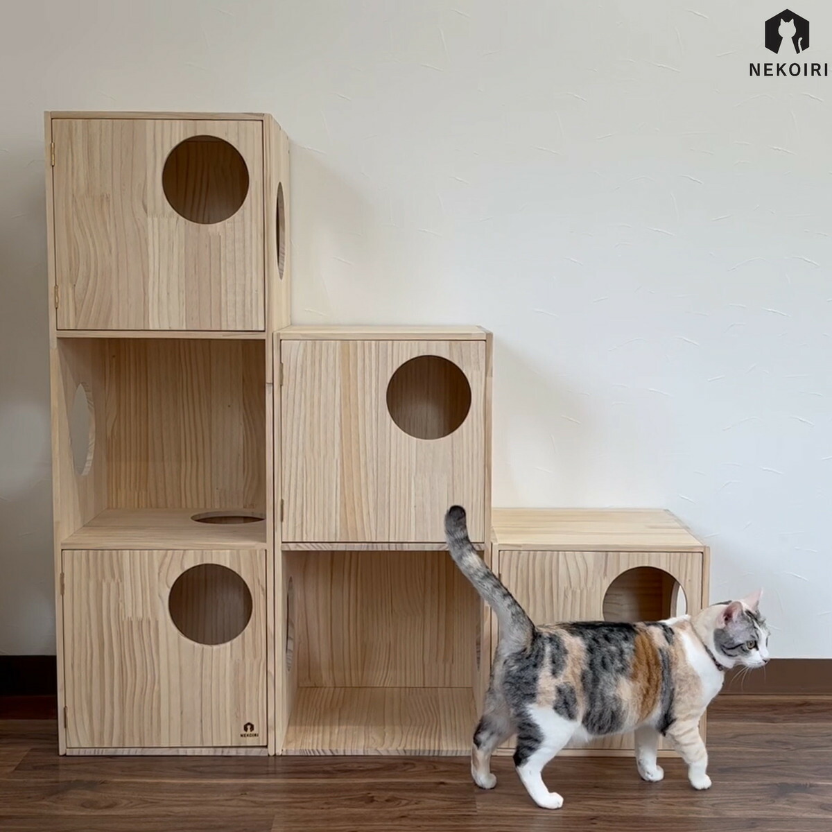 最大57 オフ Nekoiriキャットタワー 階段 猫タワー 猫ハウス ステップ キャットハウス ベッド 猫箱 猫ベッド ボックス ストレス解消 Fucoa Cl