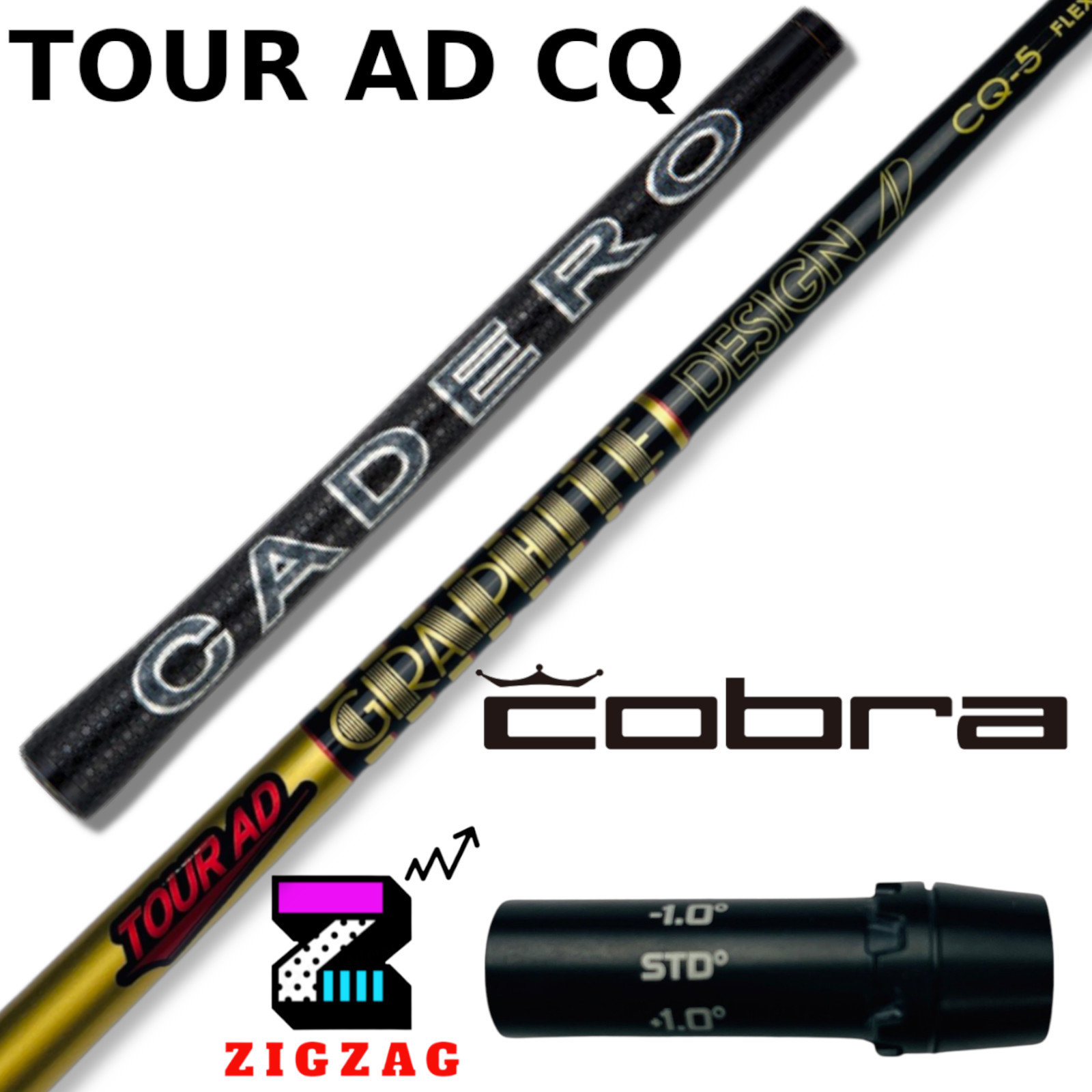 【コブラスリーブ付き】TOUR AD CQ (ツアーAD CQ) 5R1 コブラスリーブ付き】TOUR AD CQ (ツアーAD CQ) 5R1 ゴルフ