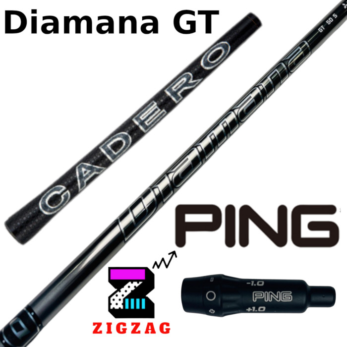 ディアマナＧＴ　ピンスリーブ付きシャフト　カデロ　G430　G425　G410など各種対応　DimanaGT　フレックス 40R2 40R 40SR 40S 40X 50R 50SR 50S 50X 50TX 60SR 60S 60X 60TX 70S 70X 70TX 80S 80X 80TX｜ゴルフショップジグザグ