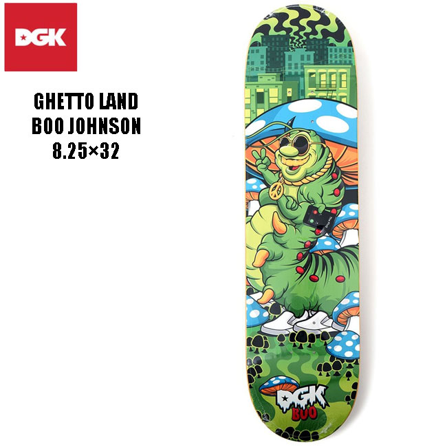 スケートボード 8 25 Deck Skateboard Deck スケボー Golgoda ディージーケー スケートボード 4日 00 11日1 59限定 最大32倍 Johnson スケート デッキ 32 Ghetto Land X デッキテープおまけ Dgk デッキ ディージーケー スケートボード Boo