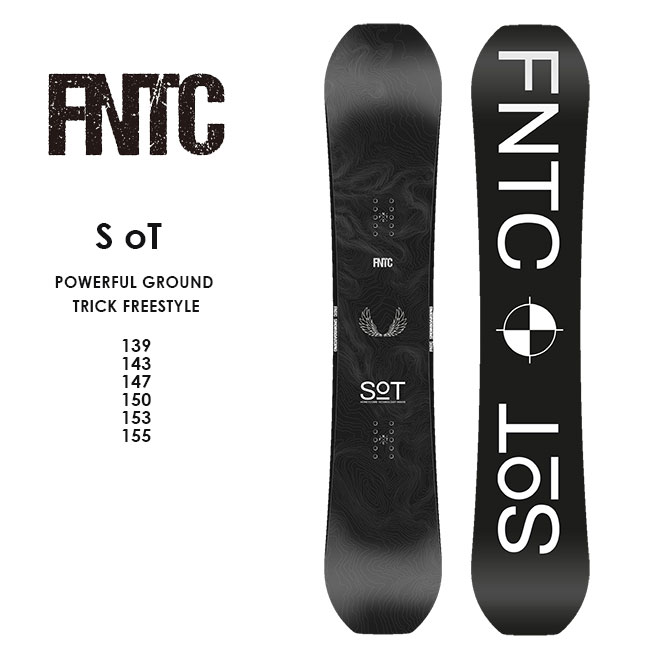 期間限定特価】 FNTC TNT-R 153センチ black/white スノーボード