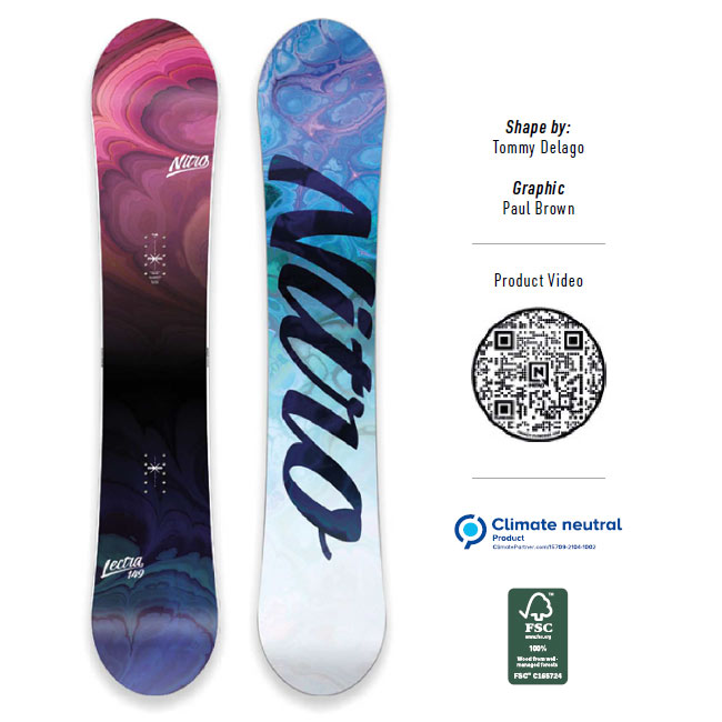 ナイトロ スノーボード NITRO SNOWBOARD LECTRA 22-23 レクトラ FLAT