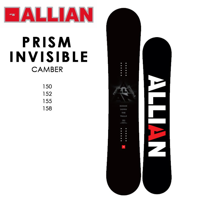 限定セール！】 アライアン スノーボード ALLIAN PRISM INVISIBLE 22