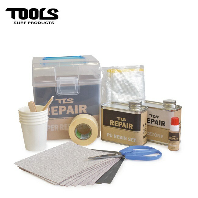 楽天市場】サーフボードリペアキット DECANT Repair バケツ 11点