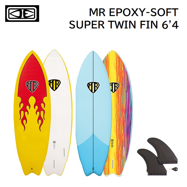 激安超安値 ソフトボード OCEANEARTH MR EPOXY-SOFT SUPER TWIN FIN 6 