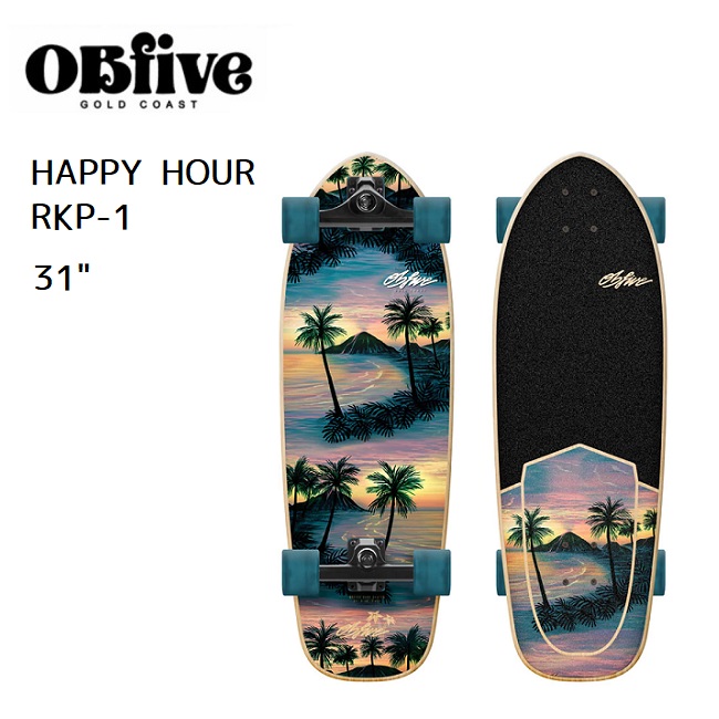 【新品】OBFIVE HYPER RKP サーフスケート　最安値 サーフスケート OBFIVE オービーファイブ HYPER SURF SKATE 31