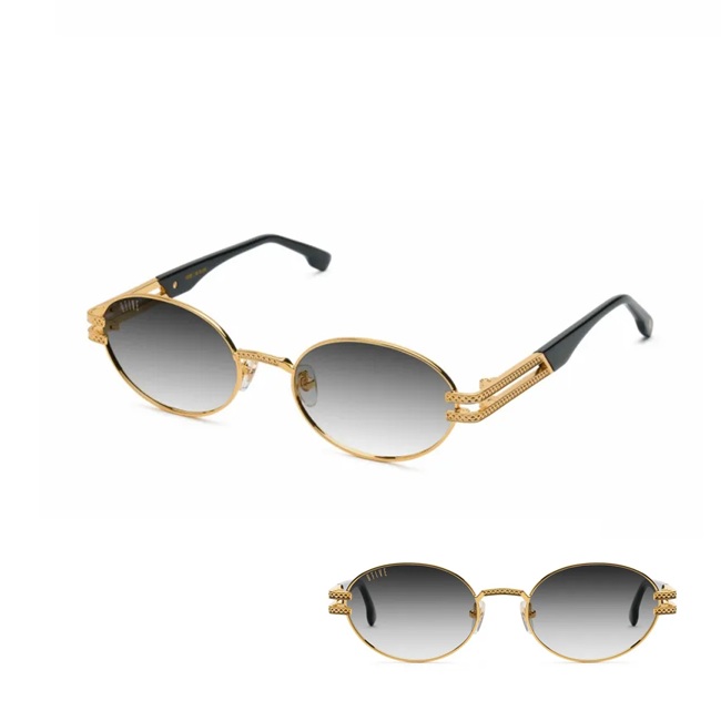 楽天市場】サングラス ナインファイブ 9five LOTUS Black & 24k Gold