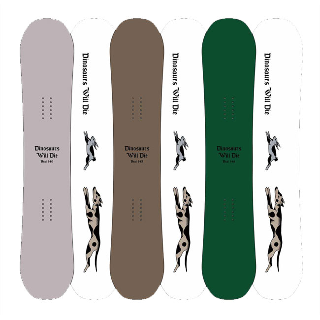 楽天市場】ダイナソー ウィル ダイ スノーボード DINOSAURS WILL DIE