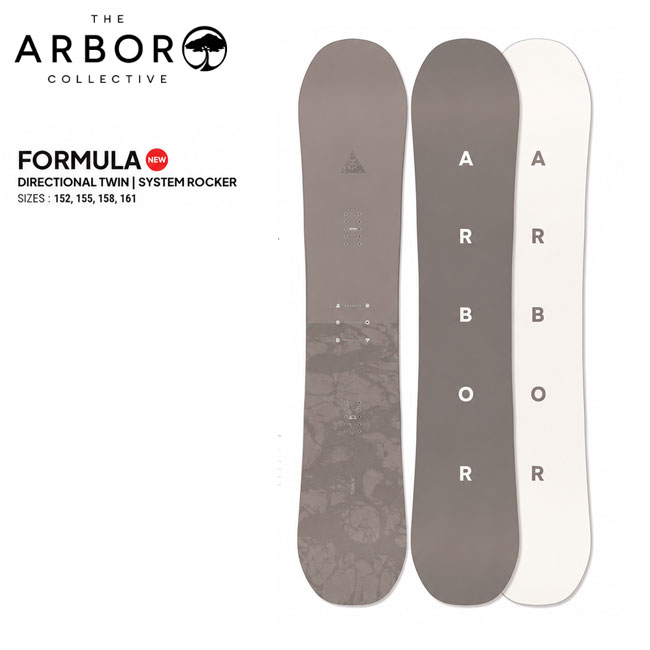 予約 ARBOR アーバー FORMULA DECON フォーミュラ デコン 26-27 スノーボード 板 メンズ オールマウンテン フリースタイル 正規品|GOLGODA