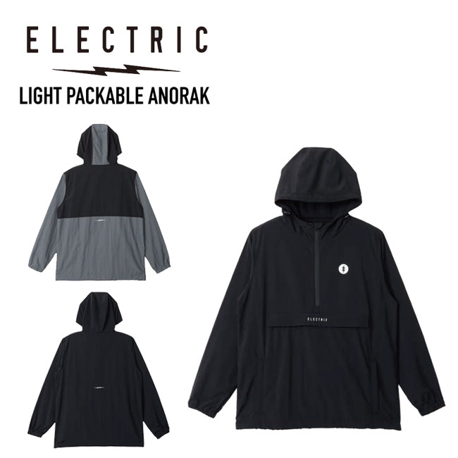 エレクトリック ELECTRIC ライトパッカブルアノラック LIGHT PACKABLE ANORAK 26SS ナイロンジャケット 撥水 軽量 釣り フィッシング アウトドア 正規品
