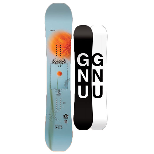楽天市場】25-26 グヌー スノーボード GNU VELVET ベルベット