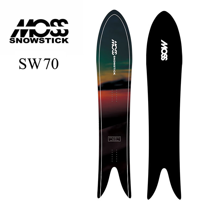予約 MOSS SNOWSTICK SW 70 26-27 メンズ モス スノースティック SW70 パウダー スノーサーフ 正規品｜GOLGODA