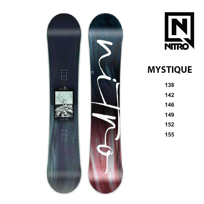 楽天市場】予約 ナイトロ スノーボード NITRO SNOWBOARD MYSTIQUE