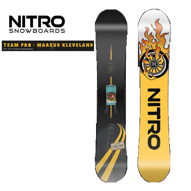 予約 ナイトロ NITRO チームプロ マーカスクリーブランド TEAM PRO MARCUS KLEVELAND 26-27 スノーボード メンズ パーク カービング 正規品
