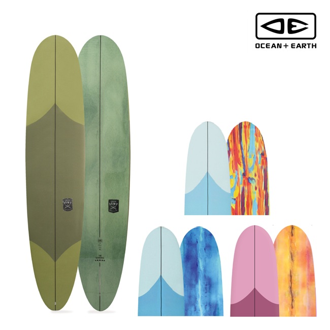 ソフトボード OCEAN&EARTH THE GENERAL EPOXY SOFT 9.0ft CREATIVE ARMY ロングボード サーフィン 初心者向け 安定性 高浮力｜GOLGODA