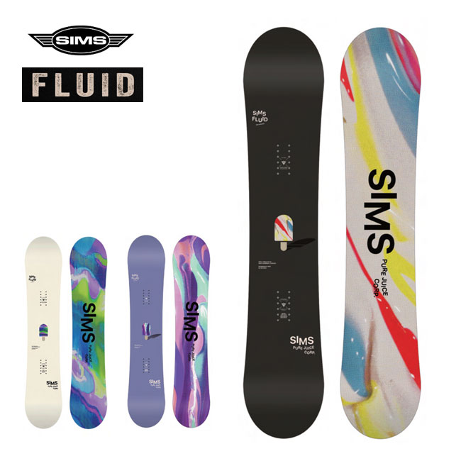 予約 シムス SIMS FLUID フルイド レディース 26-27 スノーボード グラトリ パーク フリーラン キャンバー 正規品