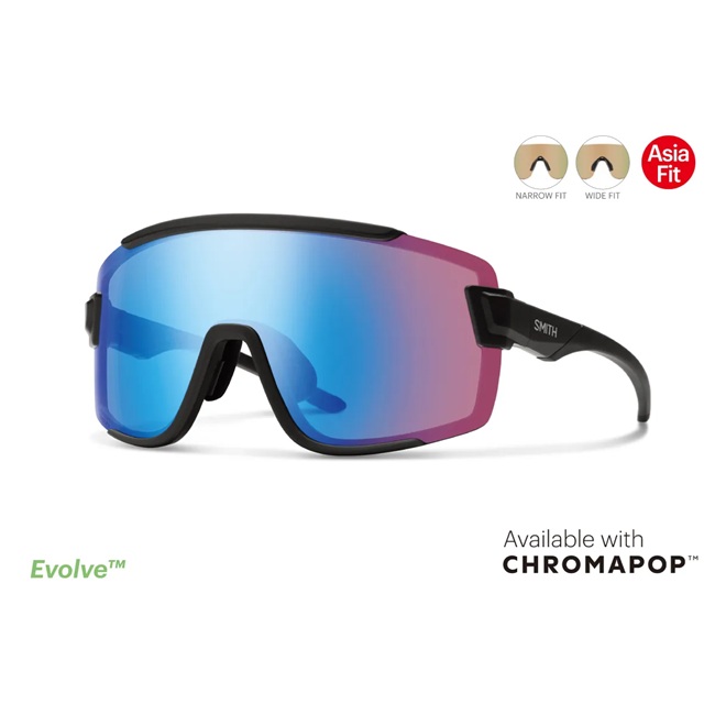 SMITH スポーツサングラス 赤レンズ 交換用レンズ付き　Wildcat スミス Wildcat ゴーグルにインスパイアされたワイドレンズアイウェア