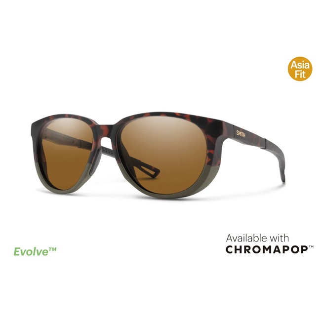 サングラス スミス SMITH Seeker AK Matte Forest Tortoise（CP Polarized Brown）Anton Krupicka シーカー Asia Fit アウトドア クロマポップ 偏光レンズ｜GOLGODA
