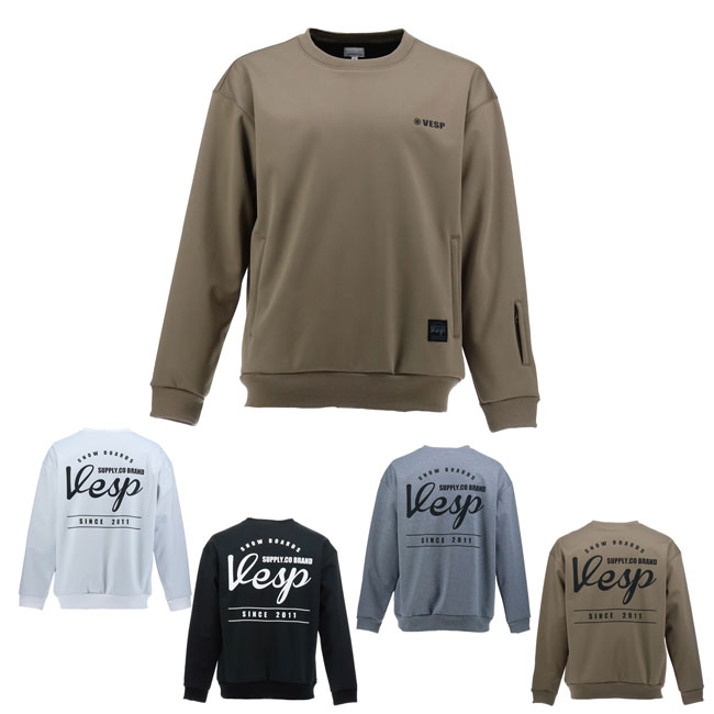 楽天市場】べスプ 撥水トレーナー VESP Peanuts Collaboration Stretch