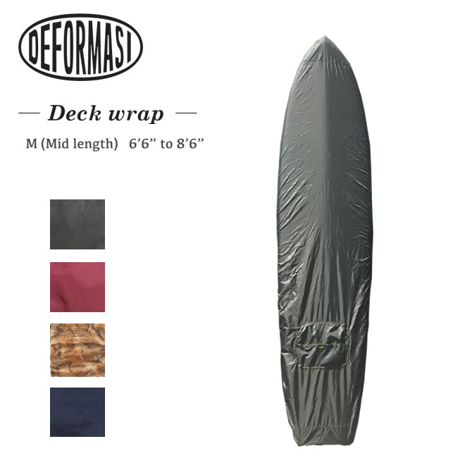レビュー高評価アイテム特集｜ファッション通販 WASABI DEFORMASI 楽天市場】デッキカバー DECK LONG L WRAP サーフィン・ボディボード