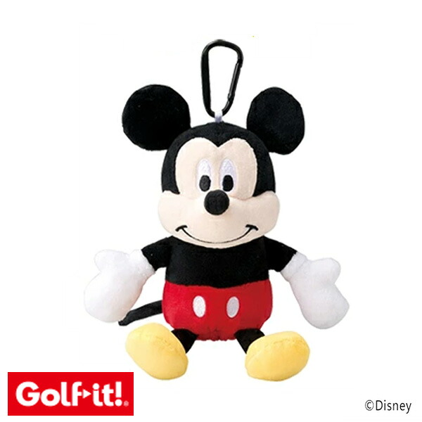LITE Light Plush Pouch Disney Character Mickey Mouse Golf Ball Case C-196