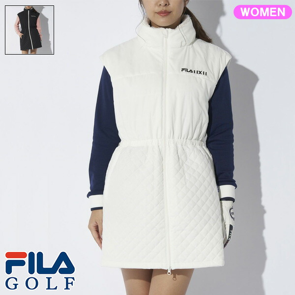 楽天市場】フィラゴルフ オーバーシルエット 中綿 ワンピース ウェア