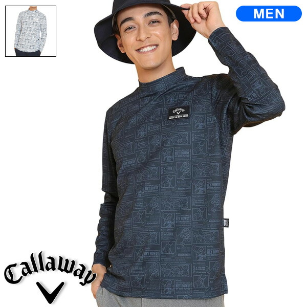 キャロウェイ ゴルフ メンズ TOYSTORY キャラクタープリント オニカノコ 長袖モックネックシャツ C24233132画像