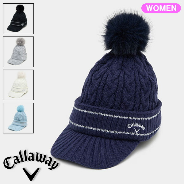 楽天市場】キャロウェイ(Callaway) ゴルフ ニット帽 レディース ツバ