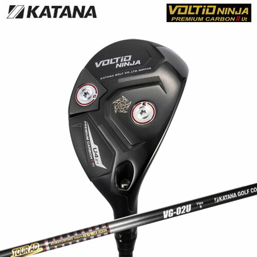 【土日祝も発送】 KATANA GOLF カタナゴルフ ユーティリティ VOLTIO NINJA PREMIUM CARBON II UTILITY TOUR AD VG-02U