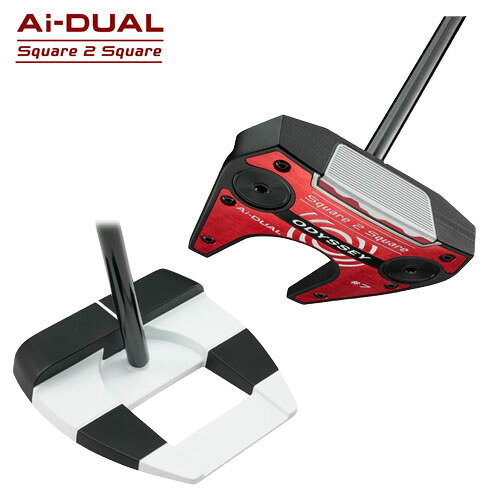 オデッセイ Ai-DUAL SQUARE 2 SQUARE パター 2026年モデル 日本正規品 エーアイ デュアル スクエア2スクエア