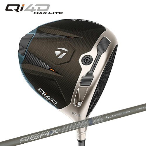 【土日祝も発送】 テーラーメイド Qi4D MAX LITE ドライバー MITSUBISHI REAX40 Mid Rotation Blue シャフト Qi4D マックスライト