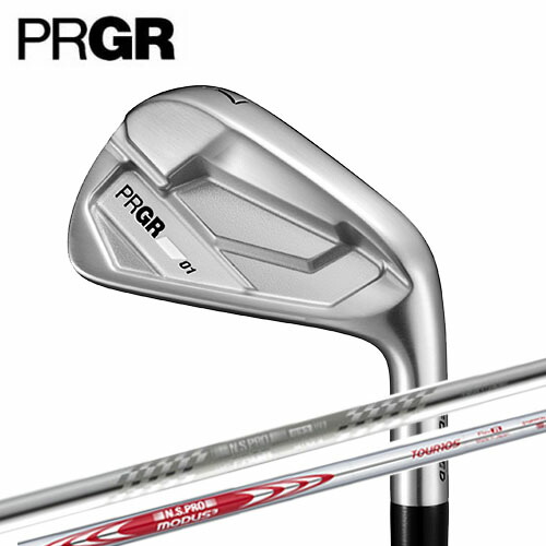 【土日祝も発送】 PRGR プロギア 01 アイアン 2026年モデル 5本組（＃6～P） スペックスチールIII Ver.2／N.S.MODUS3 TOUR シャフト｜Golkin（ゴルフマートキング）