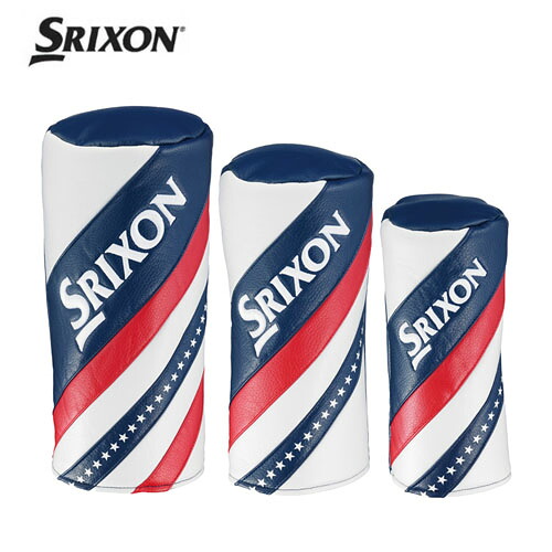 【土日祝も発送】 (限定品)ダンロップ(DUNLOP) スリクソン 全米OPモチーフ ヘッドカバー3点セット GGE-S217L(ドライバー用/フェアウェイウッド用/ユーティリティ用) 2026年モデル|Golkin(ゴルフマートキング)